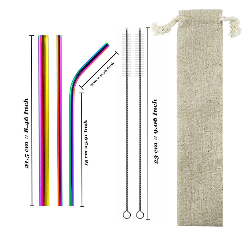 Drinking stainless steel straws