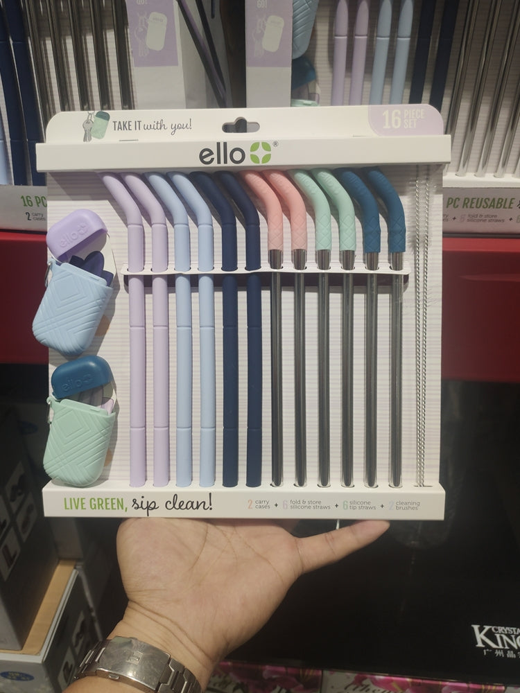 Recyclable Silicone Stainless Steel Straws